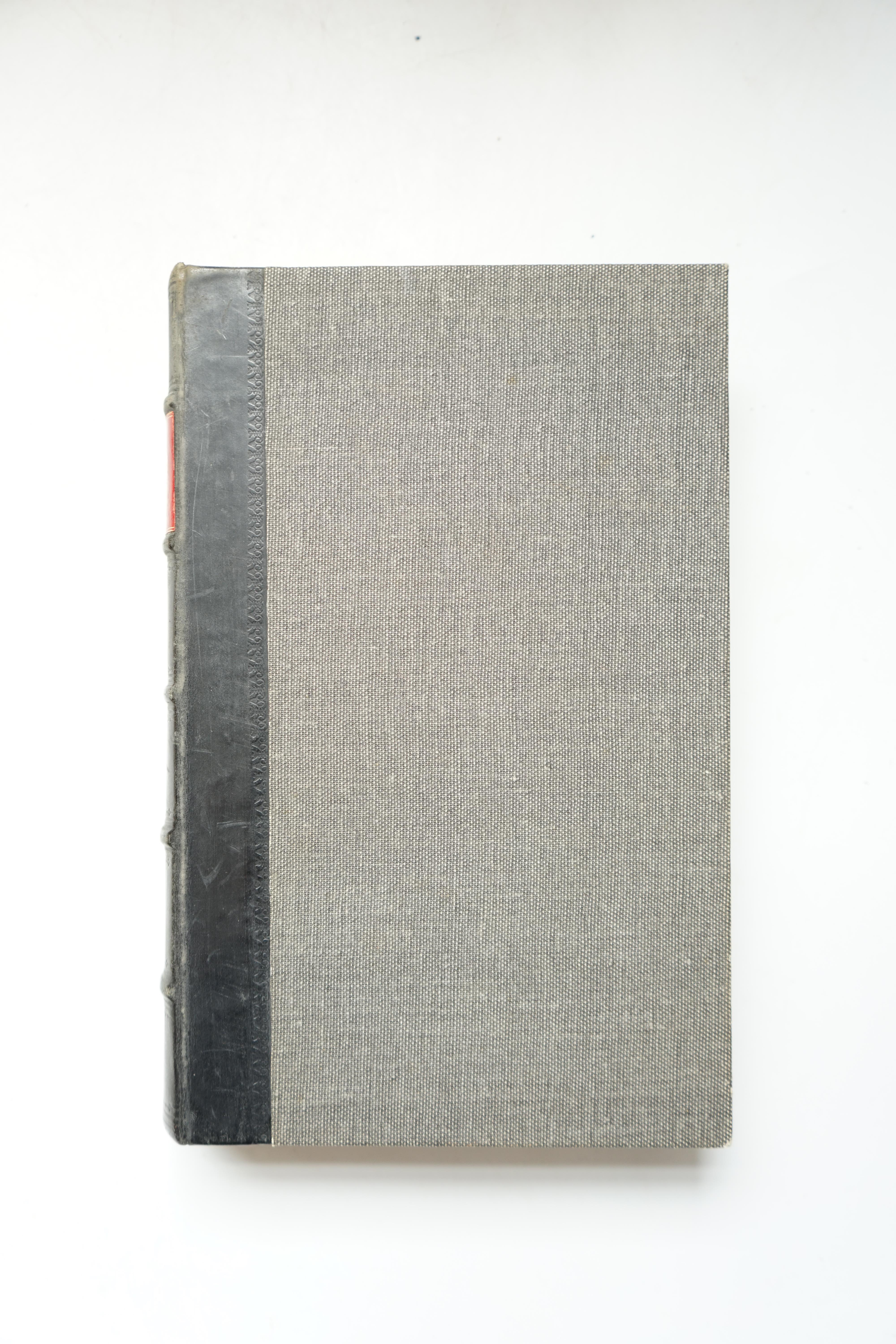 Byron, George Gordon Noel, Lord - Sardanapalus, a tragedy. The Two Foscari, a tragedy. Cain, a mystery, 1st edition, half title, 6 pages of advertisements bound in at beginning, rebound quarter calf, endpapers renewed, J